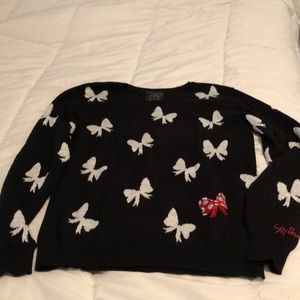 Minnie Mouse bow sweater, size S